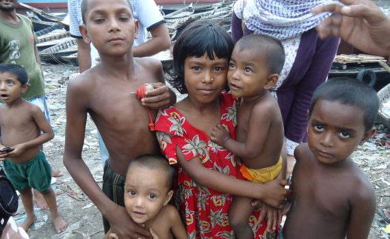 Helping hands children group